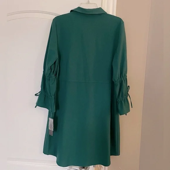 Elegant Green Midi Dress - Picture 5 of 7
